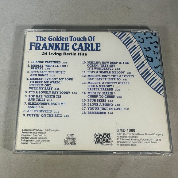The Golden Touch Of Frankie Carle CD 24 Irving Berlin Hits GMD 1088 Good Music - Picture 2 of 3